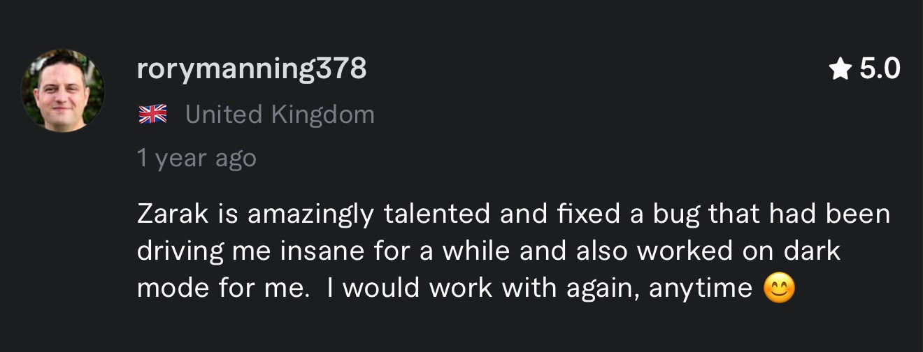 Original review from rorymanning378